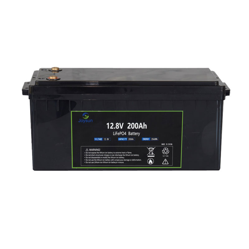 LFP 12,8V 200Ah 2560Wh LiFePO4 батареясы Кірістірілген BMS